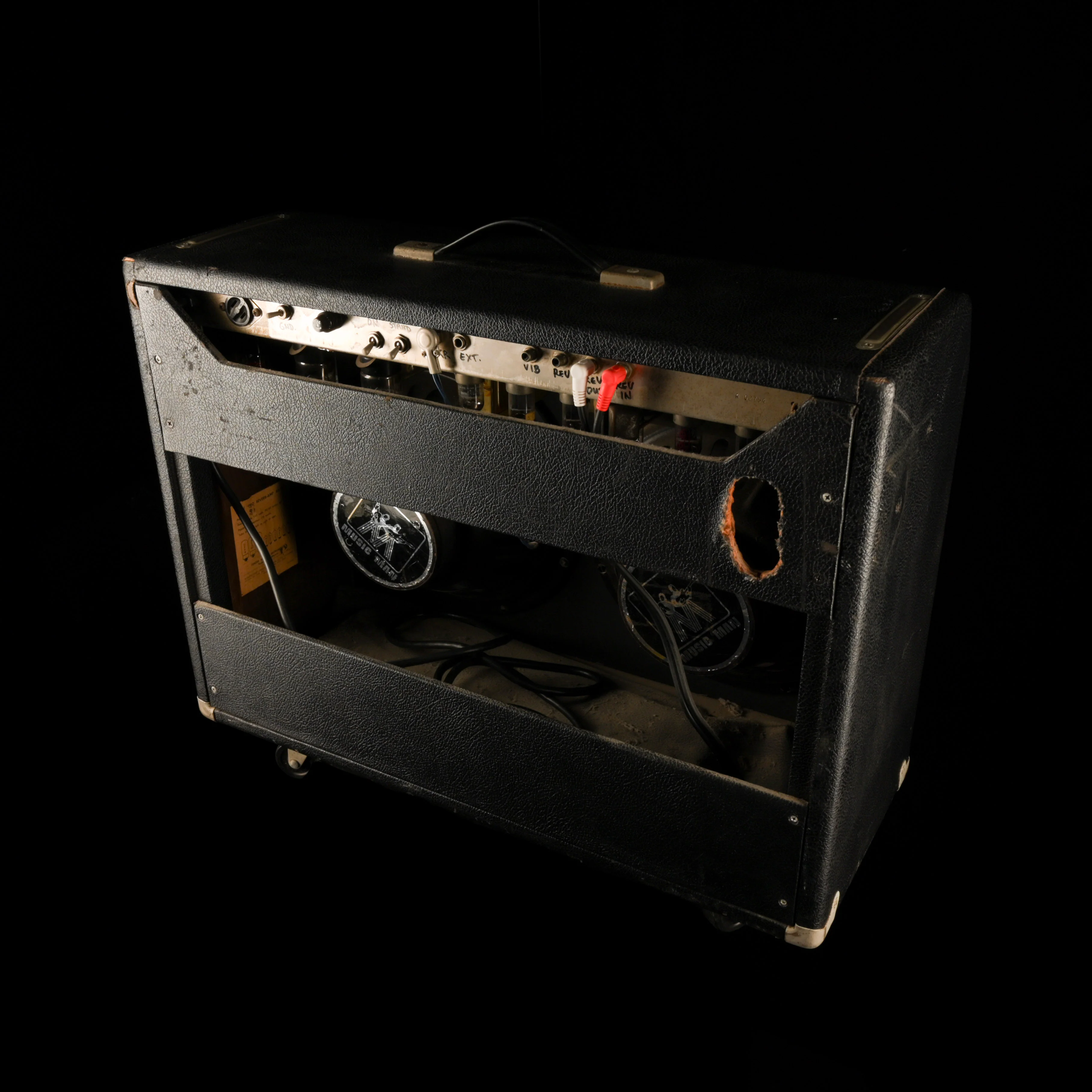 Vintage 1967 Fender Pro Reverb Guitar Amp Combo With Mods - Image 13