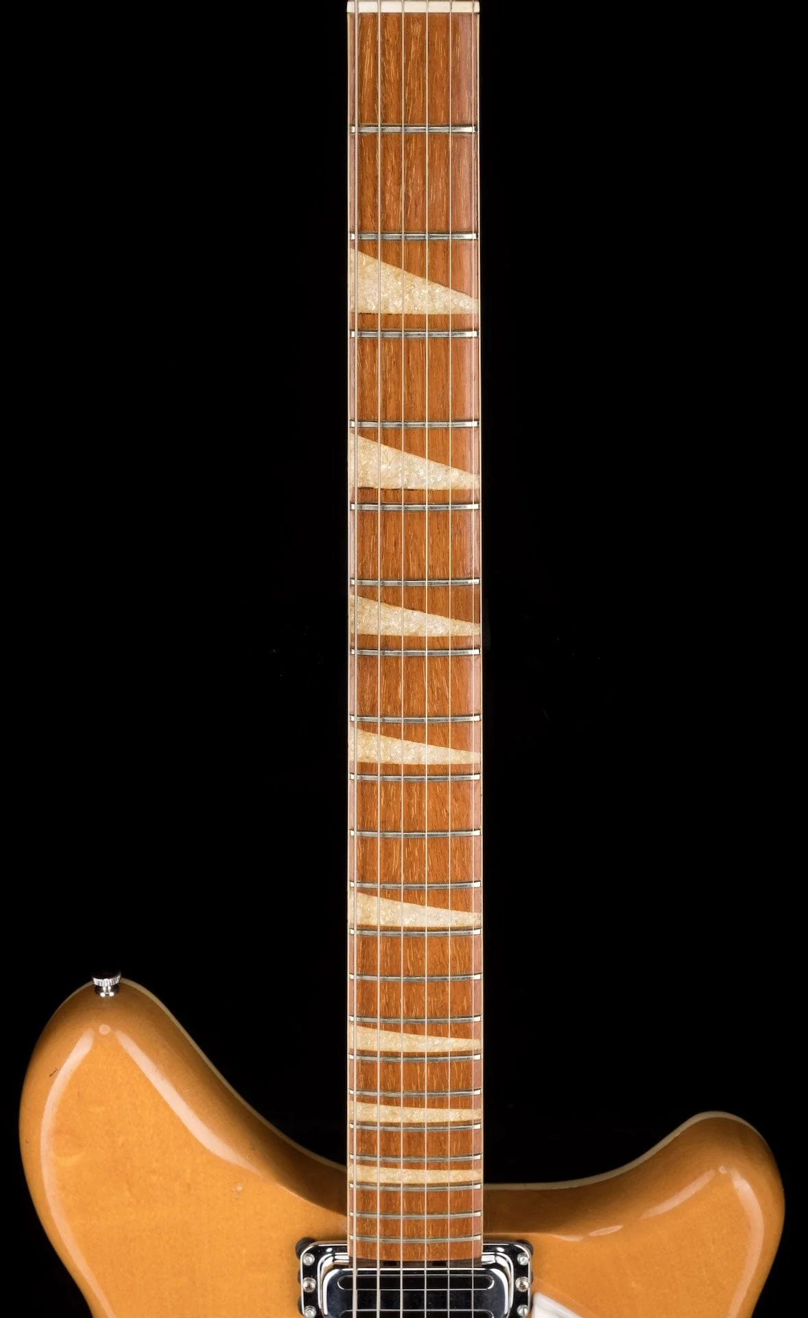 Vintage 1968 Rickenbacker 370/6 Maple Glo With New Silver Vintage-Style HSC - Image 11