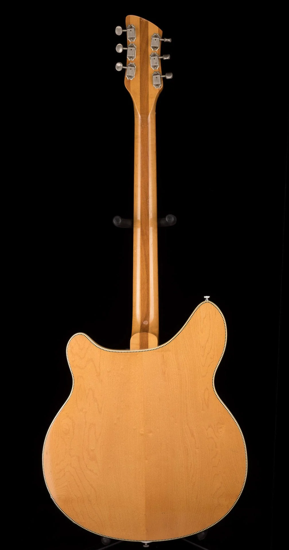 Vintage 1968 Rickenbacker 370/6 Maple Glo With New Silver Vintage-Style HSC - Image 13