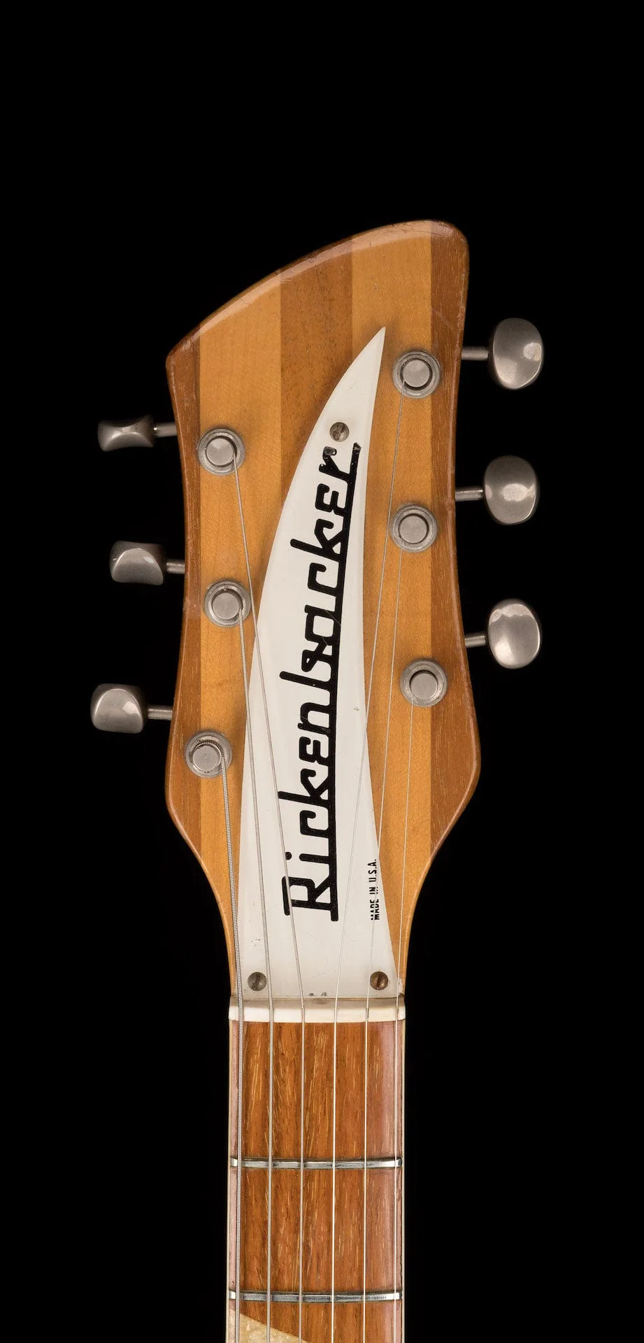 Vintage 1968 Rickenbacker 370/6 Maple Glo With New Silver Vintage-Style HSC - Image 16