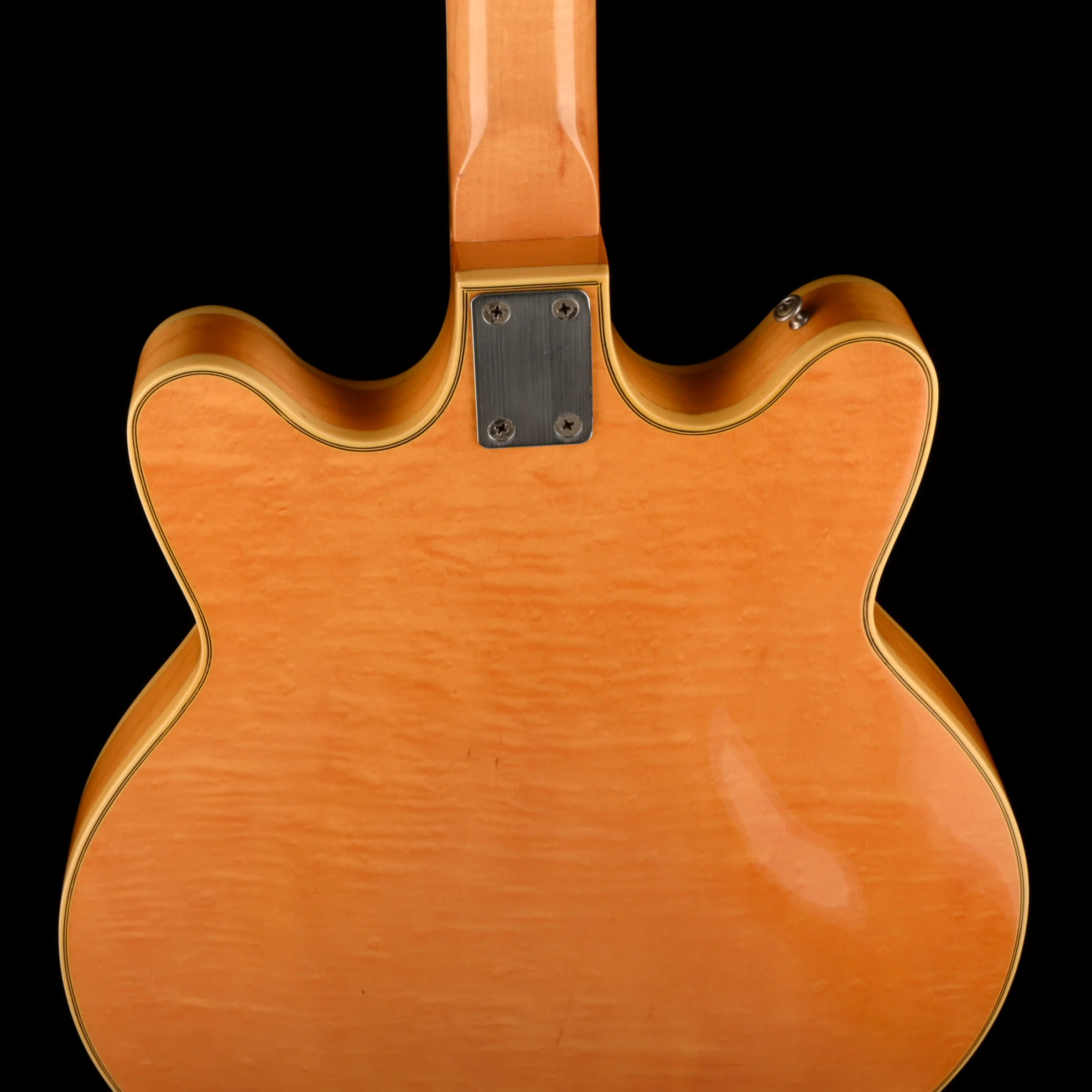 Vintage 1968 National Bobbie Thomas Blonde Electric Guitar With Gig Bag - Image 10