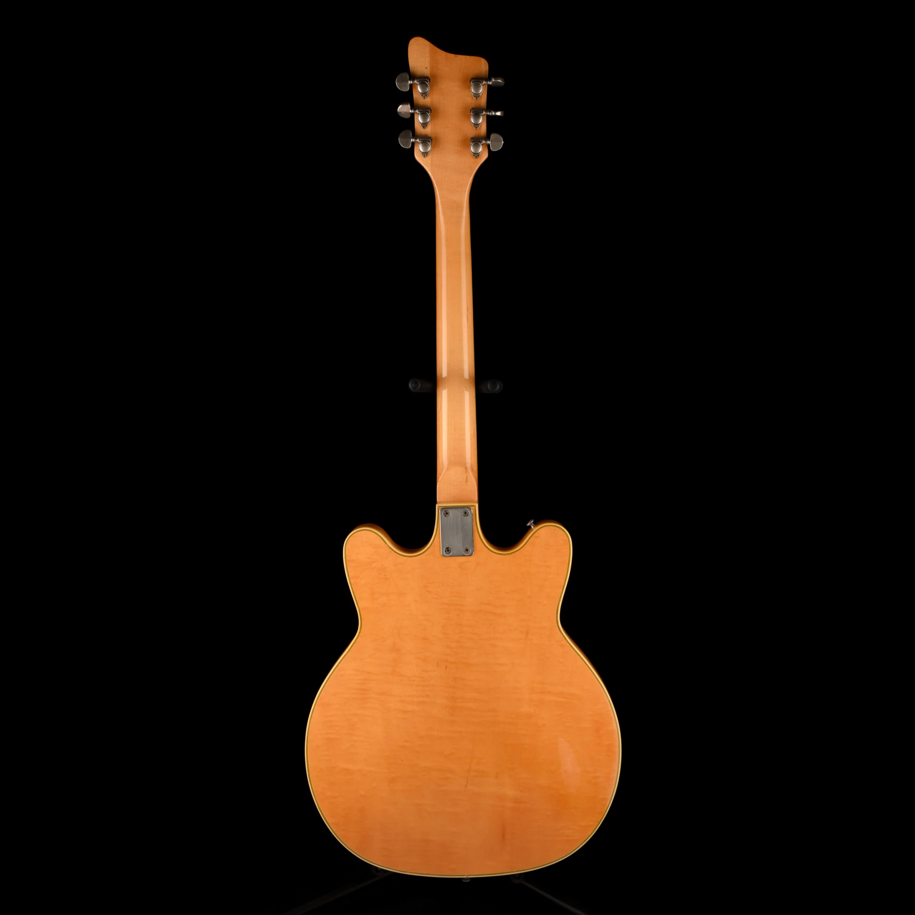 Vintage 1968 National Bobbie Thomas Blonde Electric Guitar With Gig Bag - Image 9