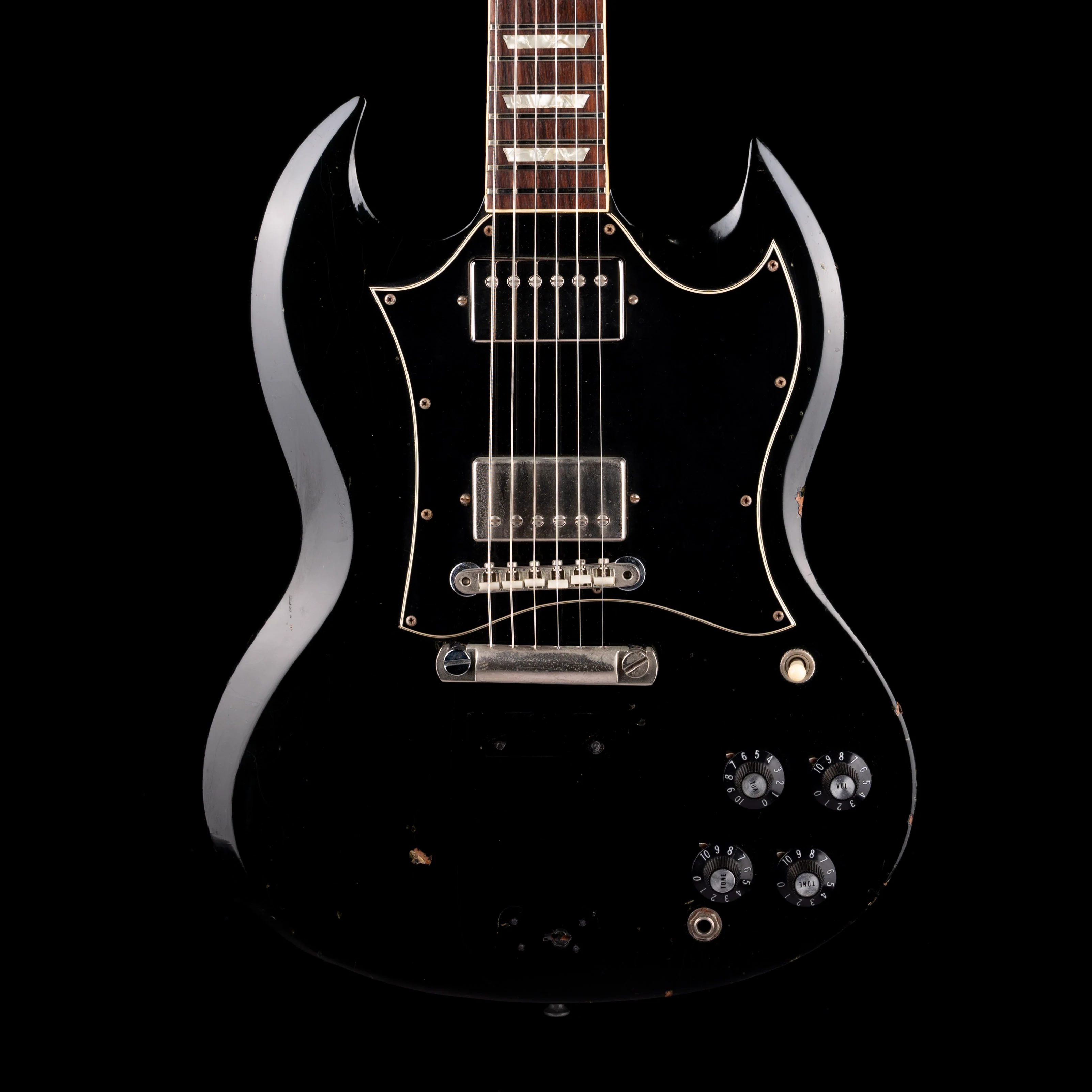 Vintage 1971 Gibson Angus Young SG Standard Ebony With Gig Bag