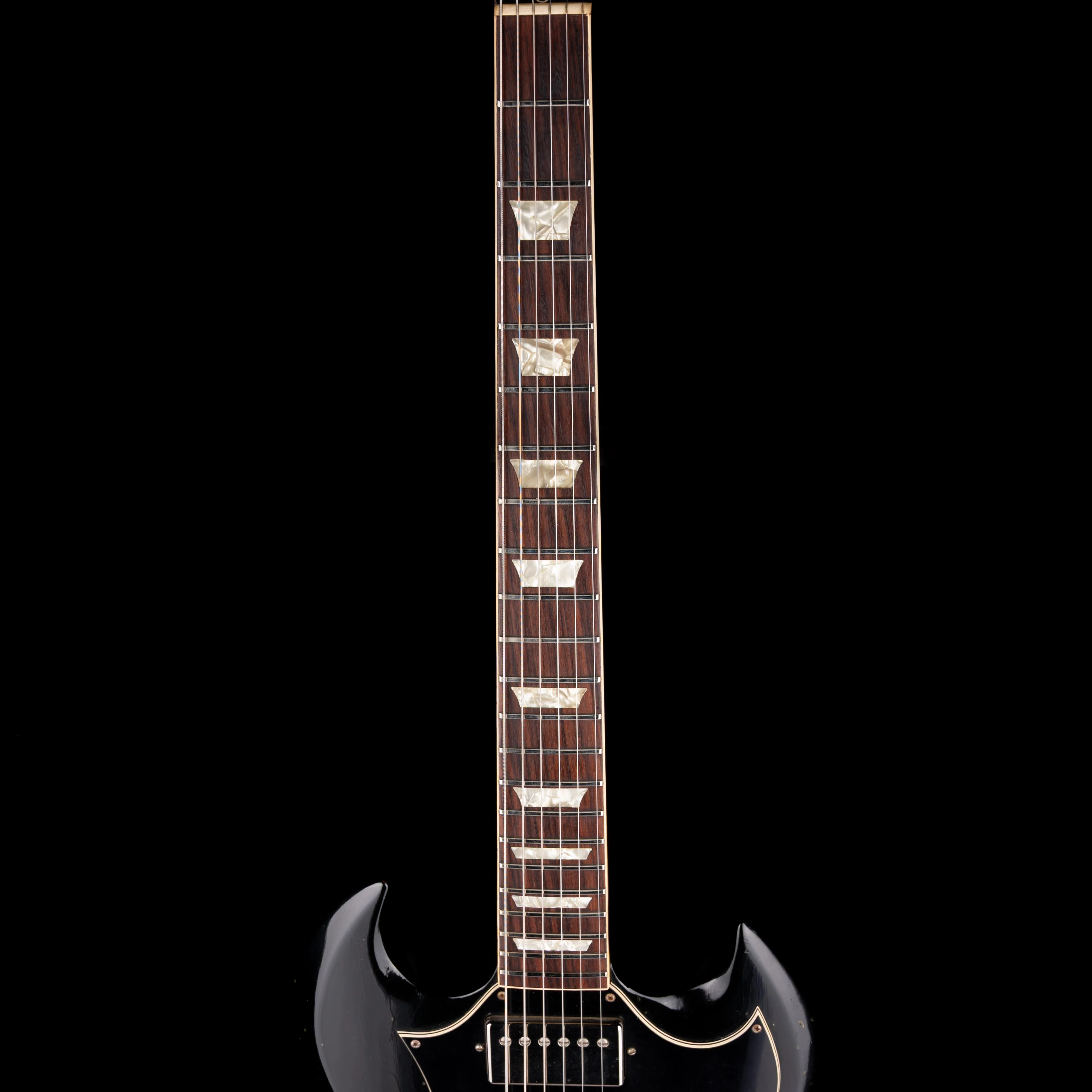 Vintage 1971 Gibson Angus Young SG Standard Ebony With Gig Bag - Image 7