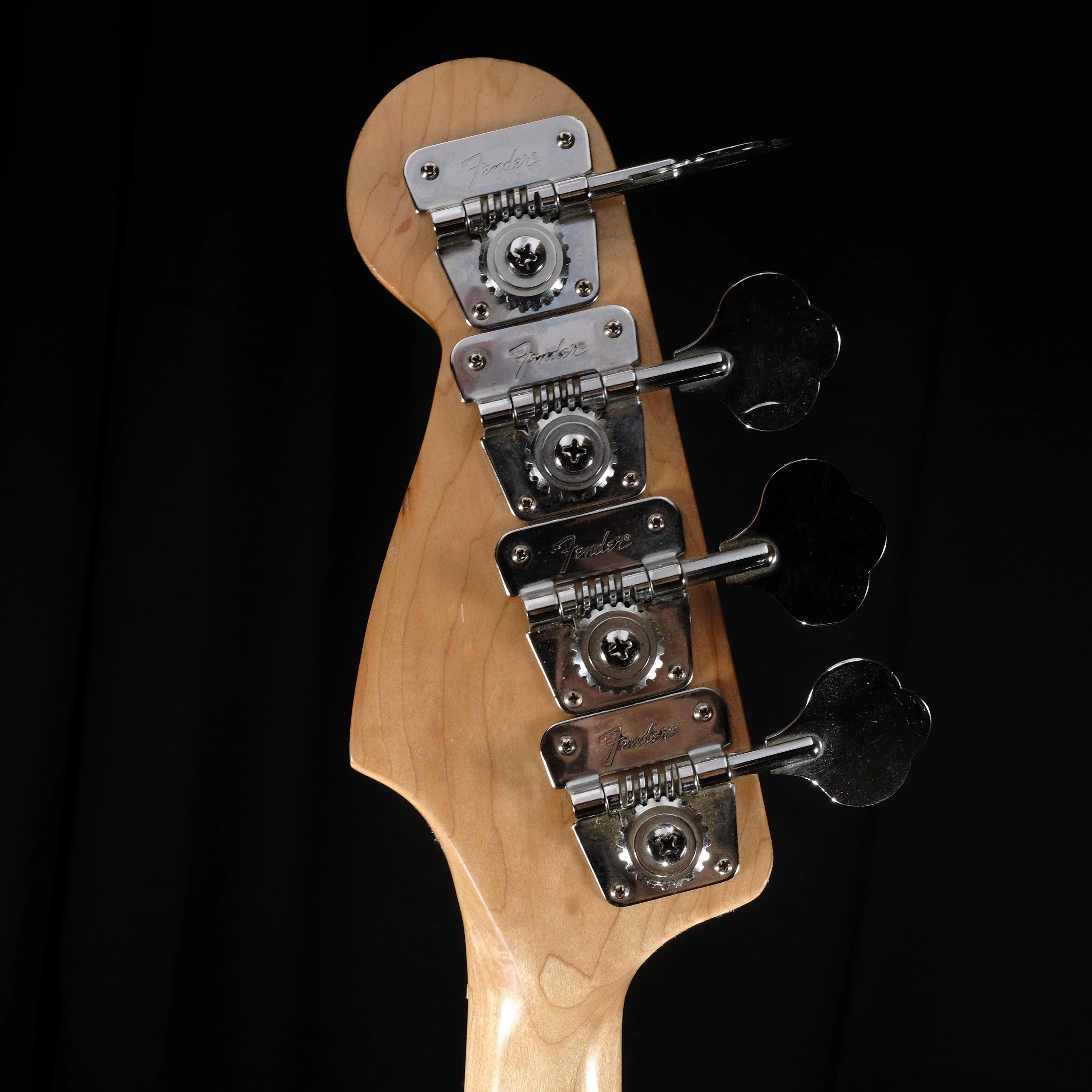Vintage 1977 Fender Precision Bass Maple Neck Black With OHSC - Image 9