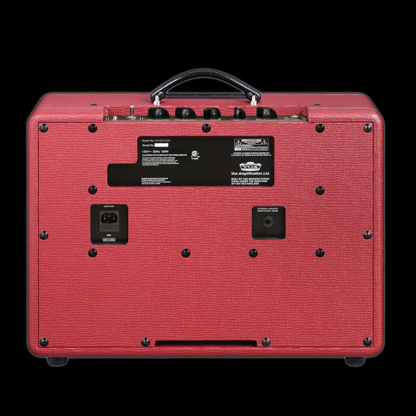 Vox Limited Edition AC Custom Series AC10C1 Classic Vintage Red Guitar Amp Combo - Image 2