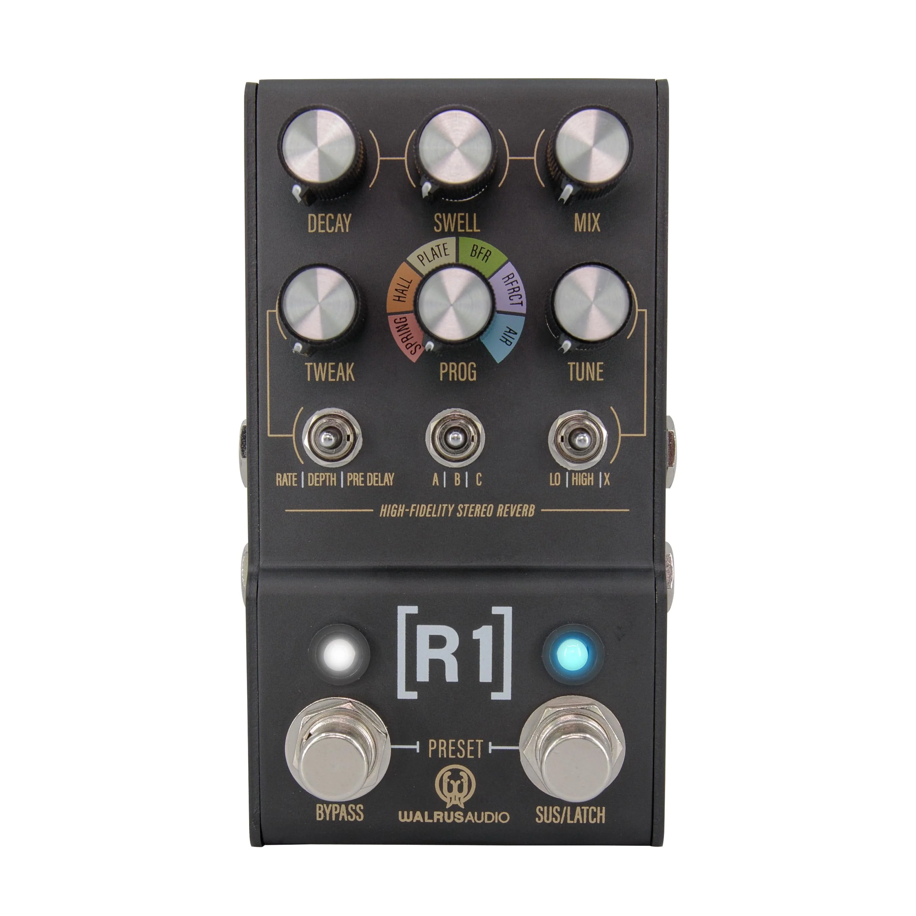 Walrus Audio MAKO Series R1 High-Fidelity Reverb Guitar Effect Pedal - Image 2