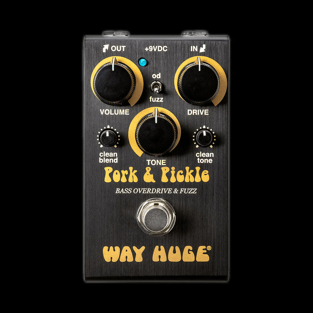 Way Huge WM91 Pork And Pickle Bass Overdrive Fuzz Bass Guitar Effect Pedal