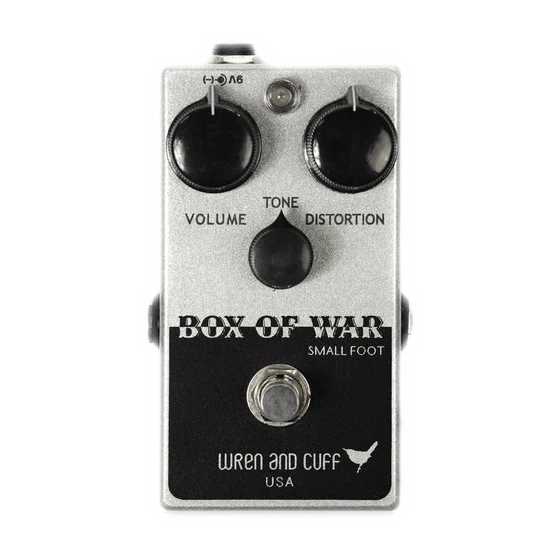 Wren and Cuff Small Foot Box of War Fuzz Guitar Effect Pedal