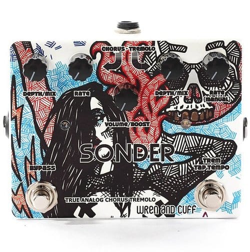 Wren and Cuff Sonder Chorus Tremolo Guitar Effect Pedal - Image 2