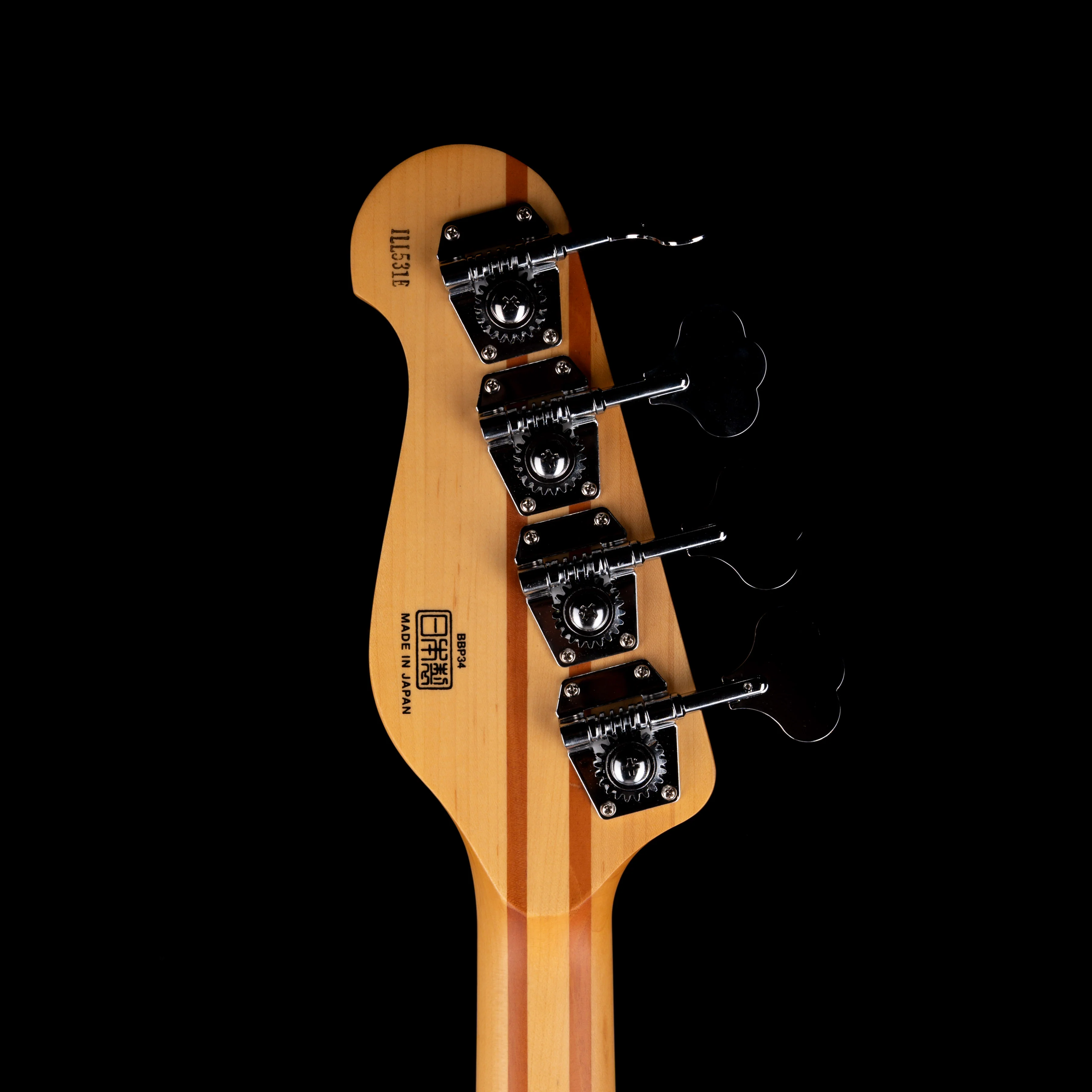 Yamaha BBP34 4-String Bass Vintage Sunburst with Case - Made in Japan - Image 13