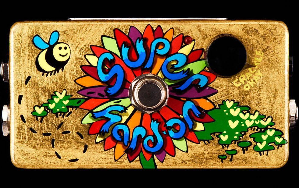 ZVex USA Handpainted Super Hard On "SHO" Clean Boost Guitar Pedal Limited Edition 20th Anniversary